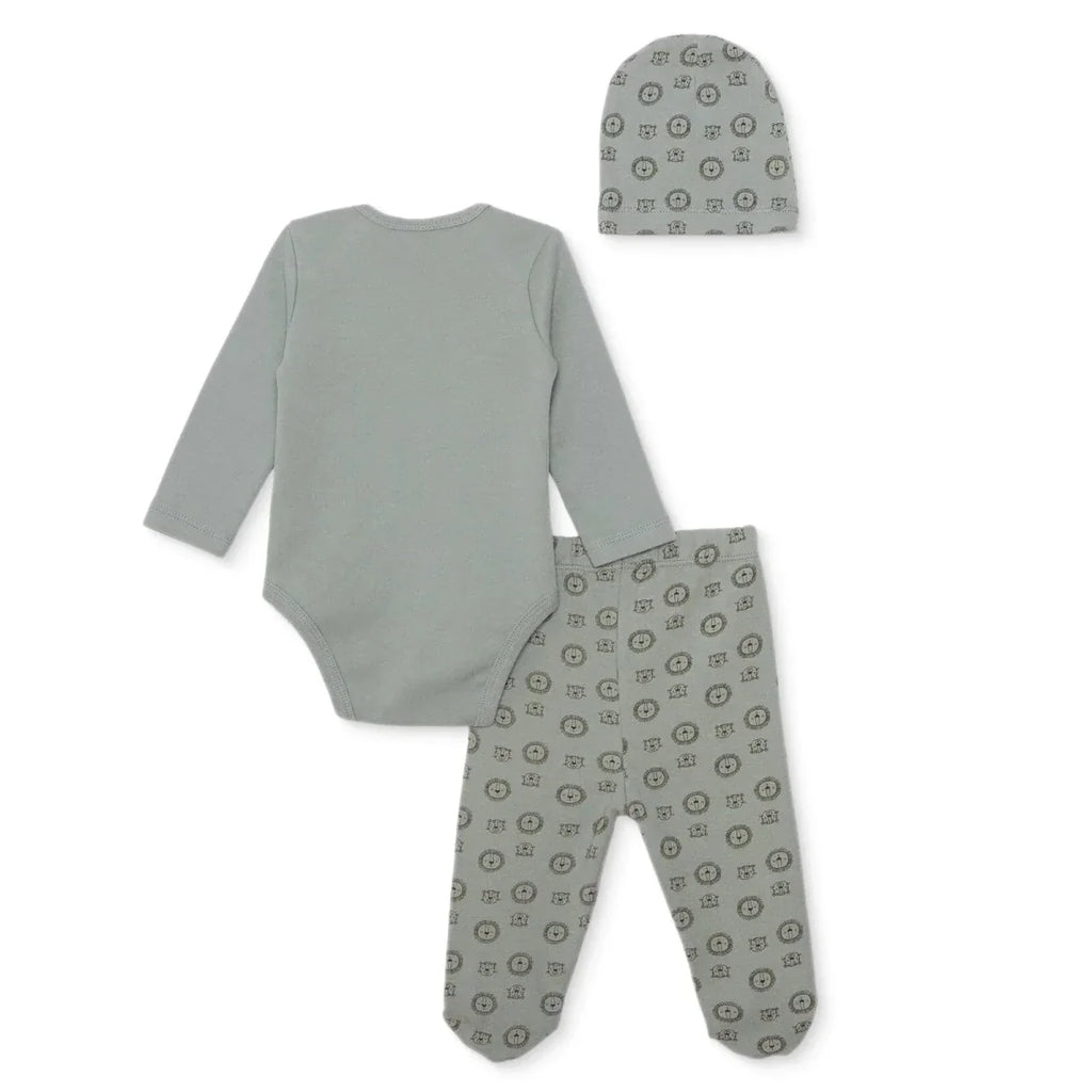 HelloBaby Boys Body-Footed Bottom-Hat Animal - Green