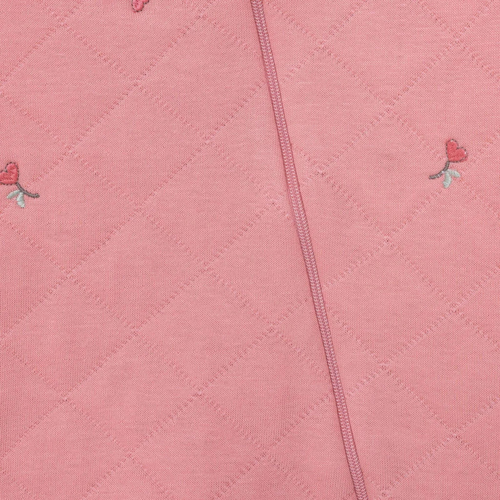 Bebetto Newborn Footless Jumpsuit - Light Rose