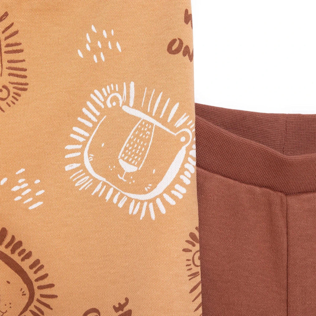 HelloBaby Baby Boy Footed Bottom - Brown