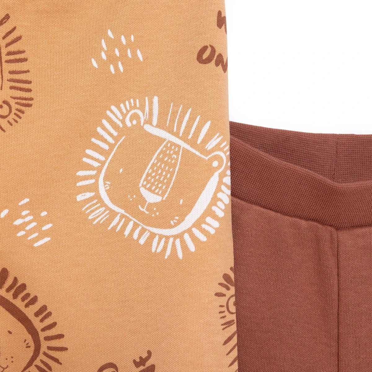 HelloBaby Baby Boy Footed Bottom - Brown