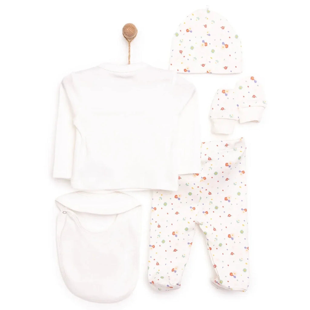 HelloBaby Newborn 5 pcs Starter Set - Ecru