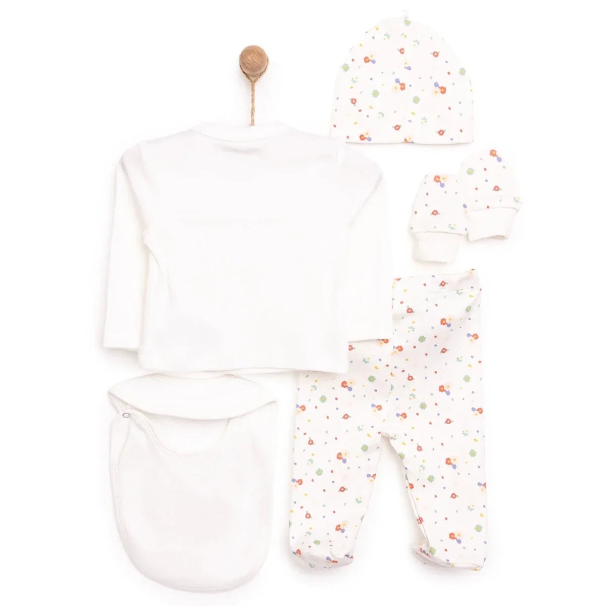 HelloBaby Newborn 5 pcs Starter Set - Ecru