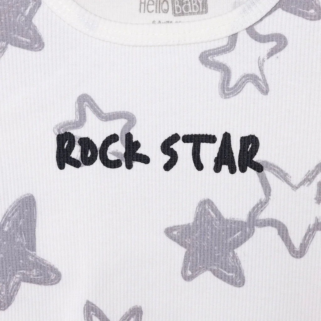 HelloBaby Boy Long Sleeve Pyjamas Set - Ecru