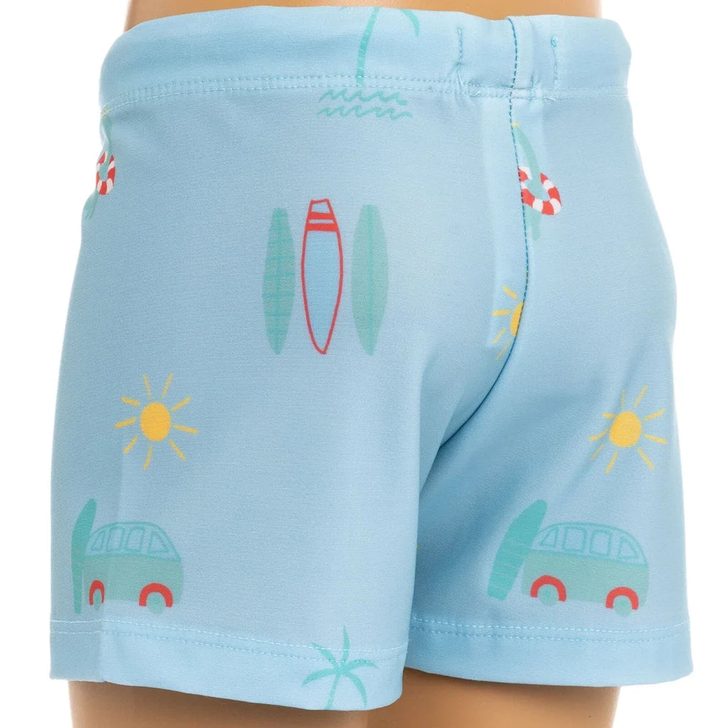 HelloBaby Boy Swim Shorts - Light Blue