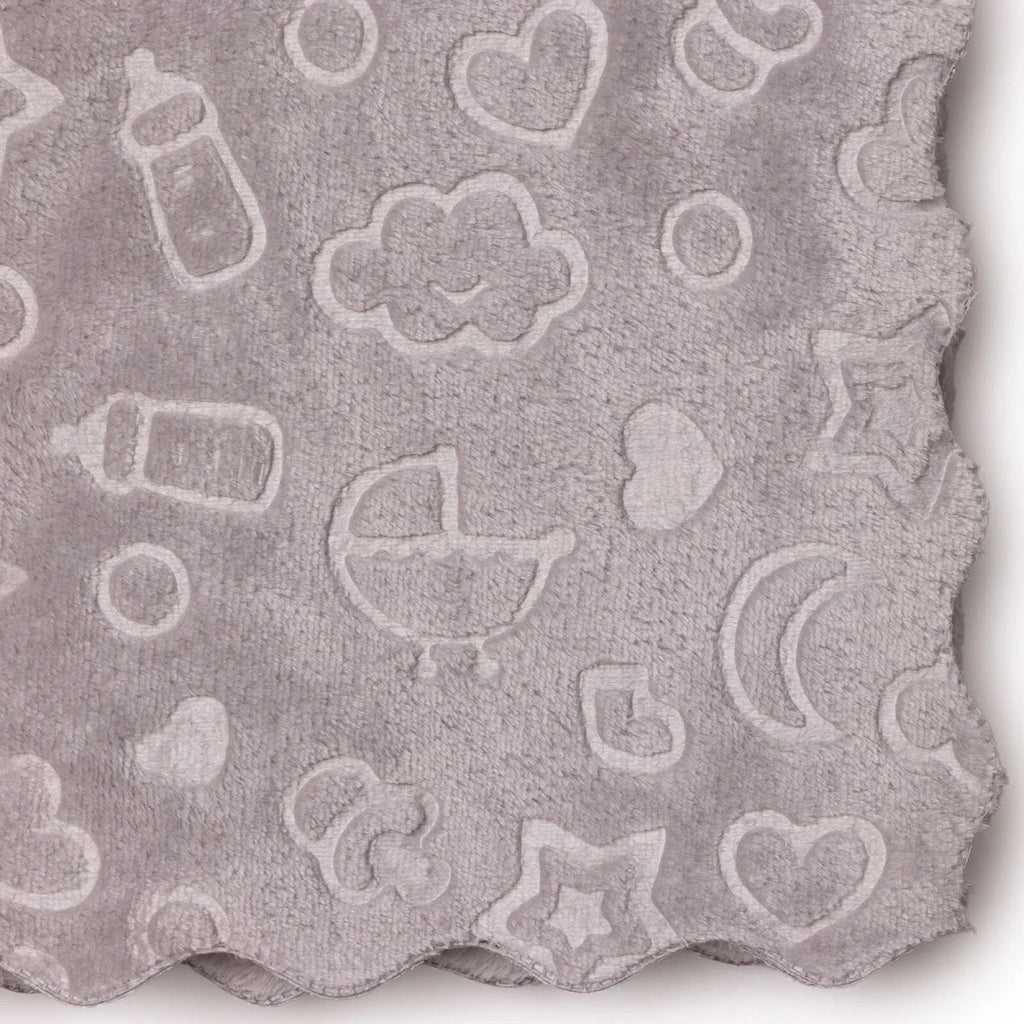 Little Dreams Unisex Plush Blankets - Grey