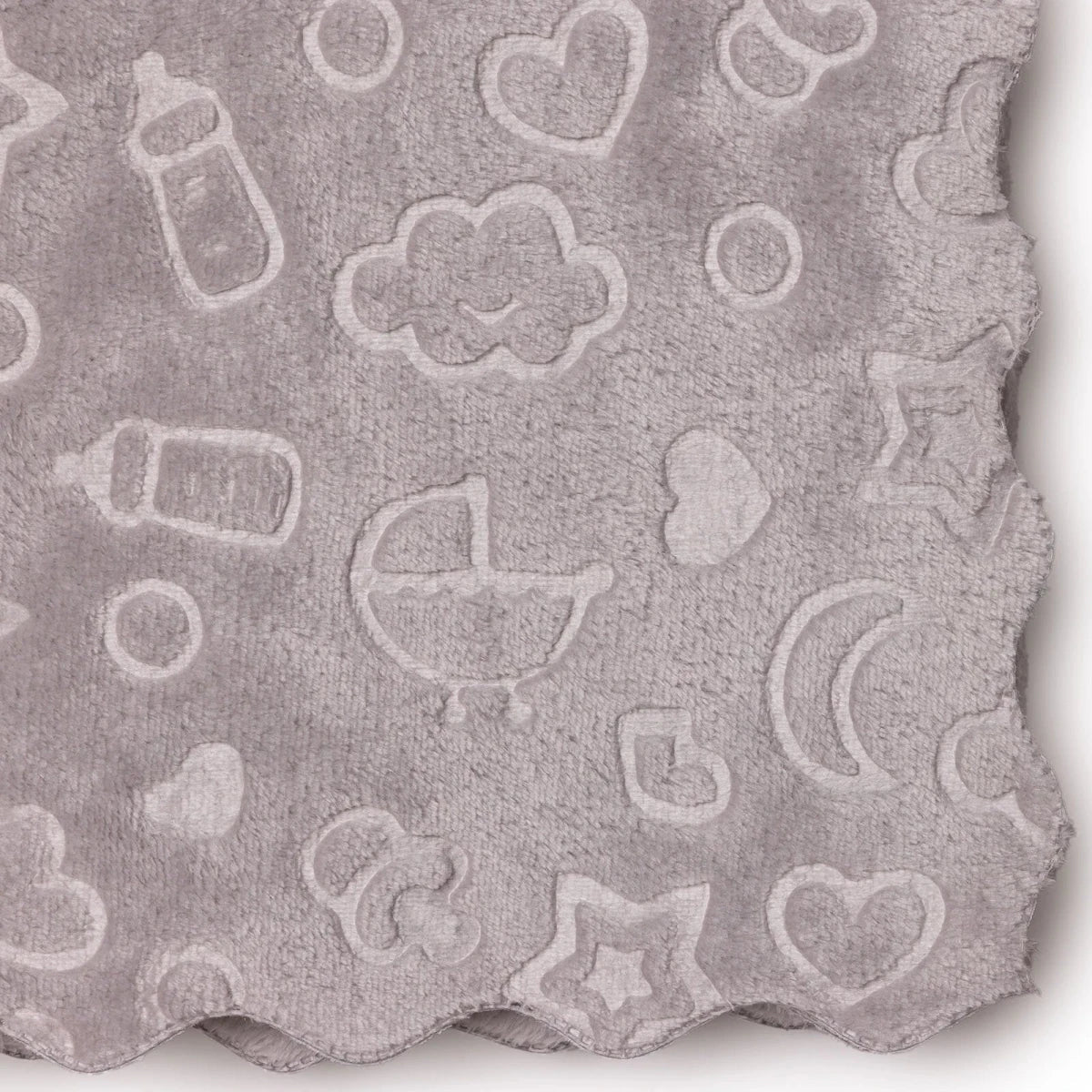 Little Dreams Unisex Plush Blankets - Grey