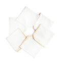 HelloBaby 6 Pack 100% Cotton Baby Washcloths - White