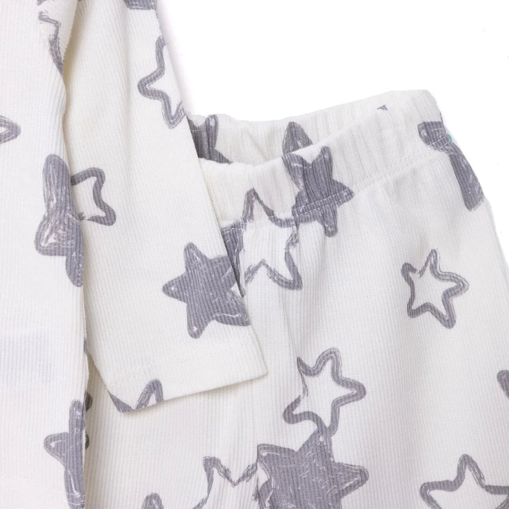 HelloBaby Boy Long Sleeve Pyjamas Set - Ecru