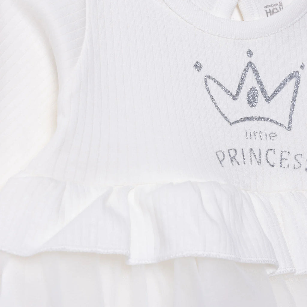HelloBaby Newborn Dress - Ecru