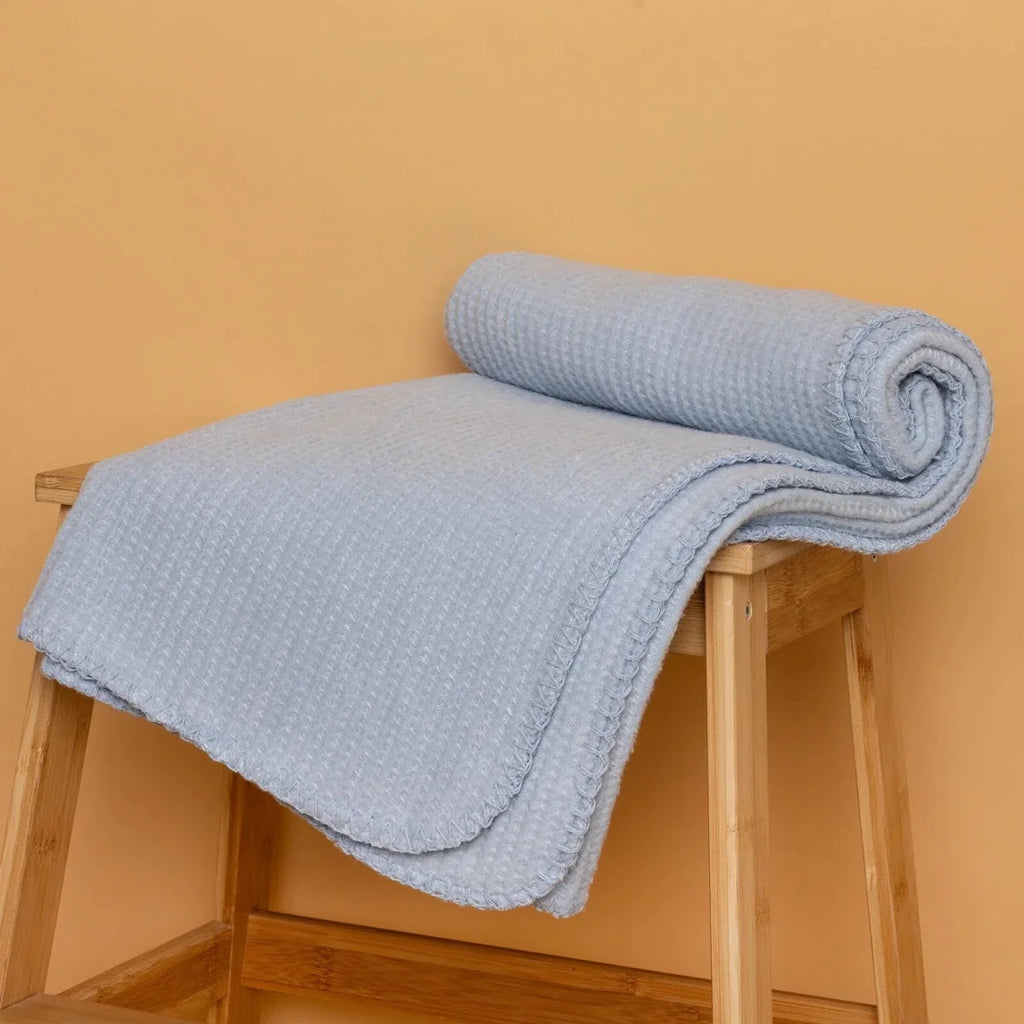 Little Dreams Boys 100% Cotton Blanket 90x110 cm - Blue