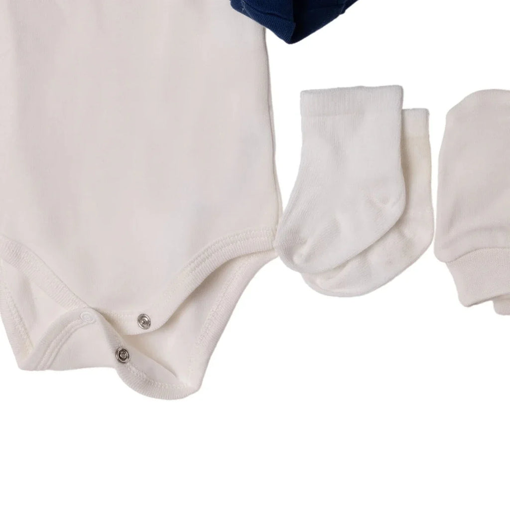 HelloBaby Newborn 10-Piece Newborn Hospital Set - Ecru