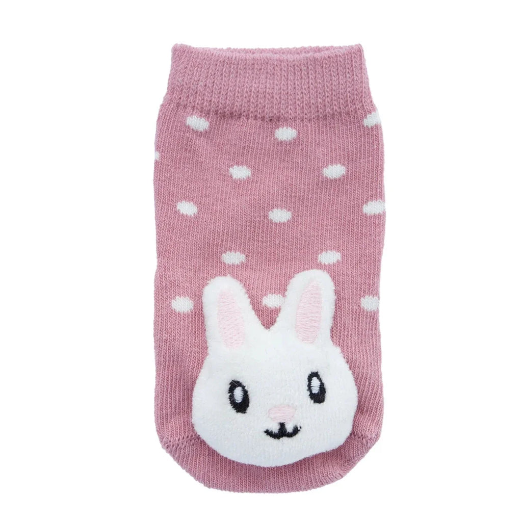 HelloBaby Girls Playful Socks Animal - Pink
