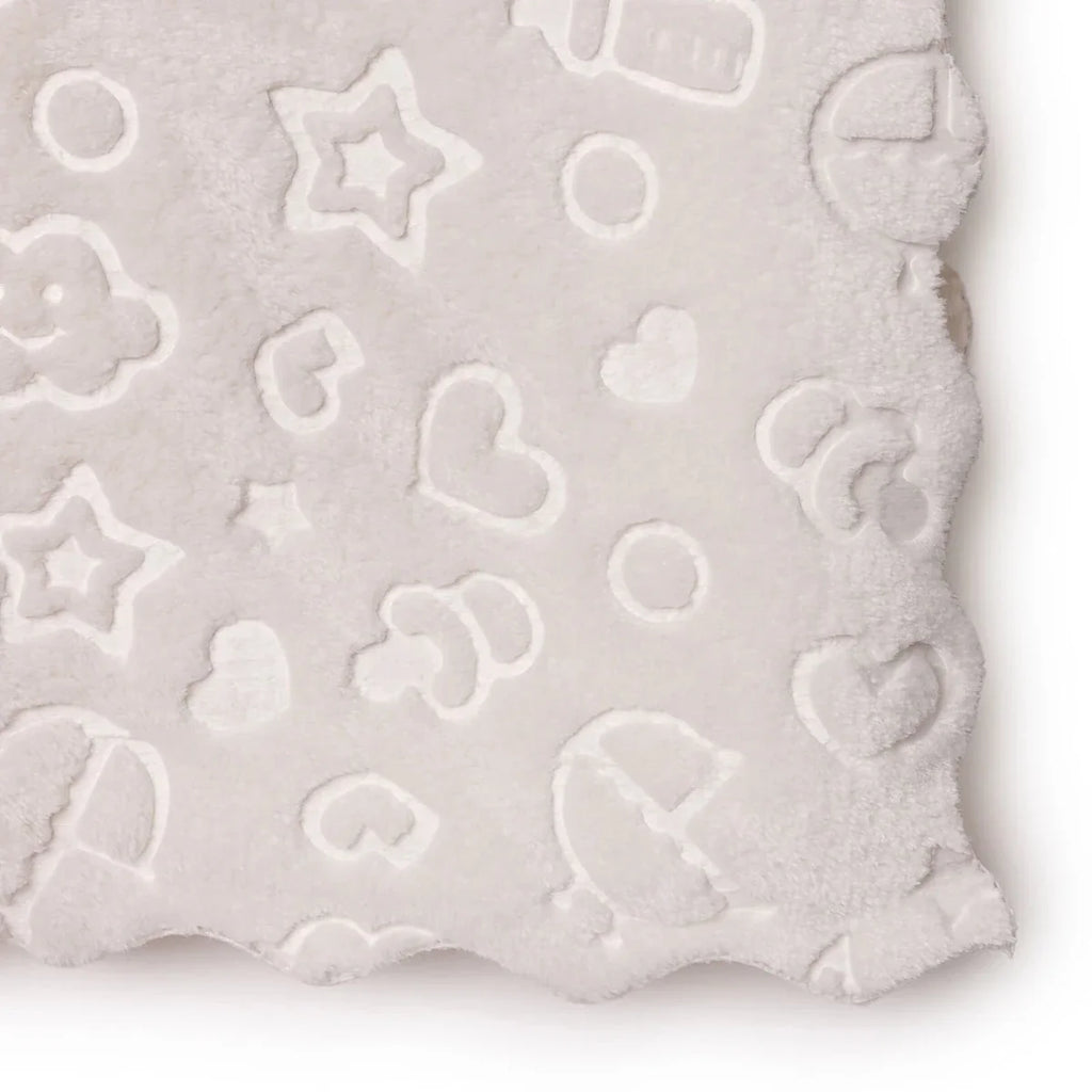 Little Dreams Unisex Plush Blankets - Ecru