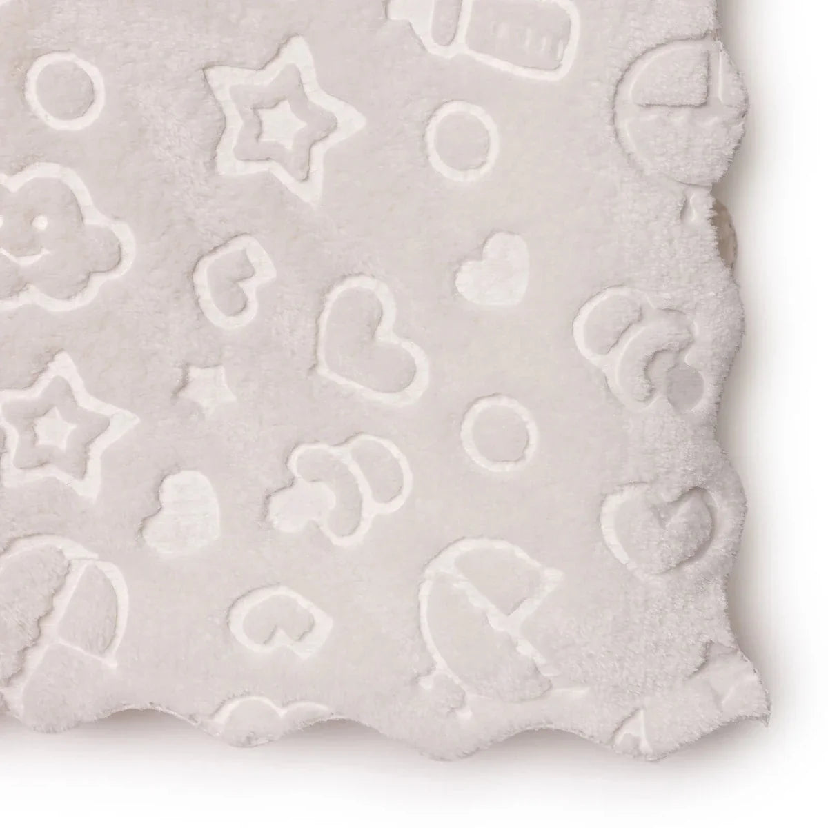 Little Dreams Unisex Plush Blankets - Ecru
