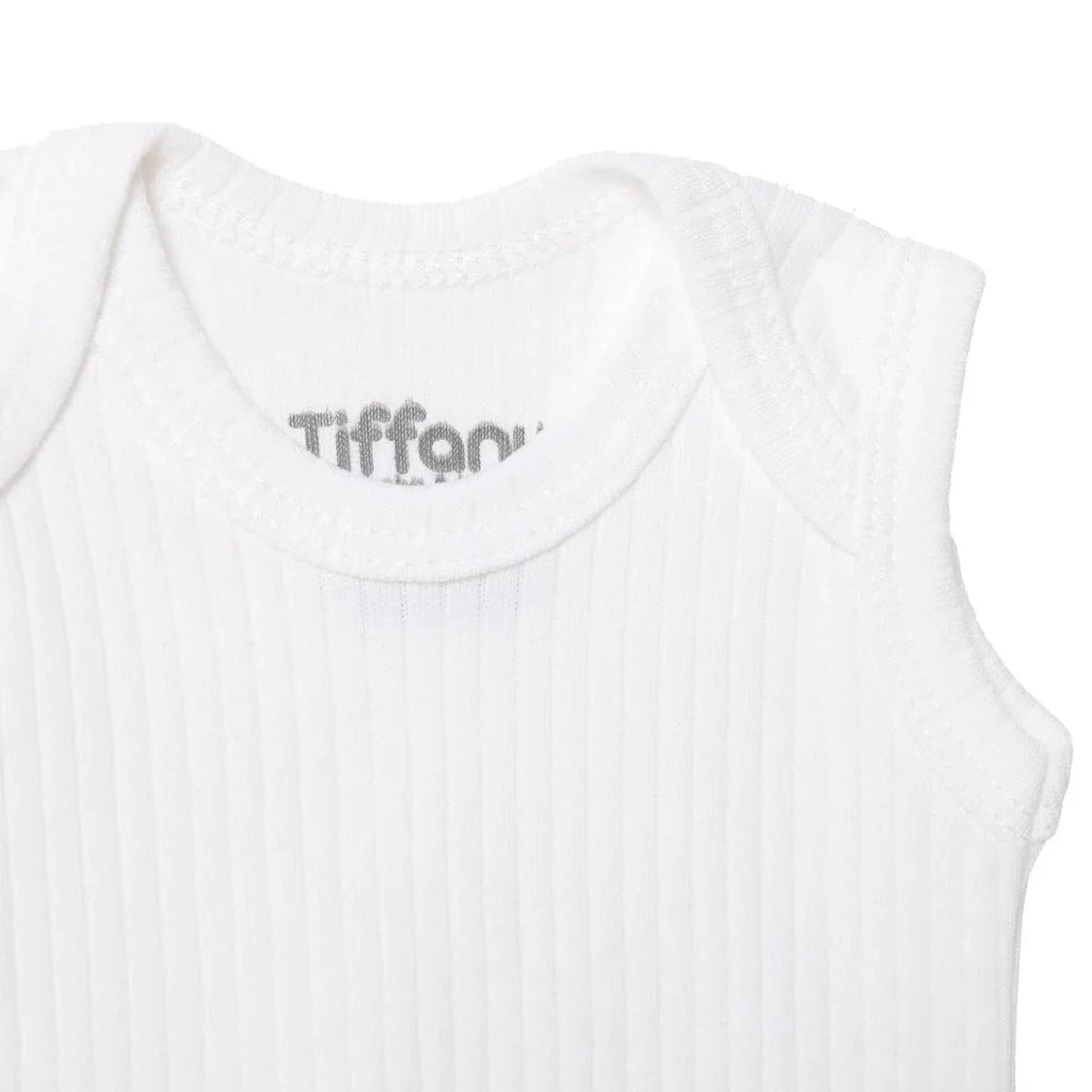 Tiffany 100% Cotton Tiny Baby Set - Ecru