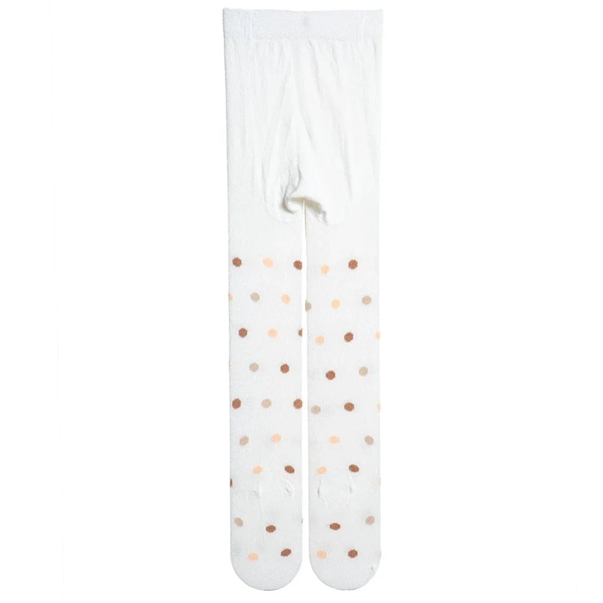 HelloBaby Girls Tights Polka Dot Print - Beige