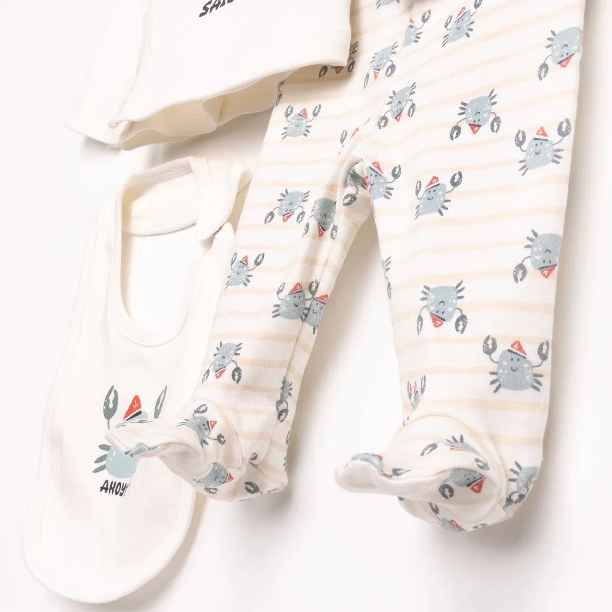 HelloBaby Newborn 5 pcs Starter Set - Ecru