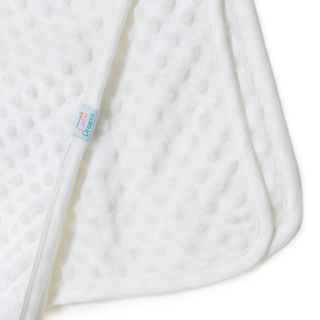 Little Dreams Unisex Plush Blankets - Ecru