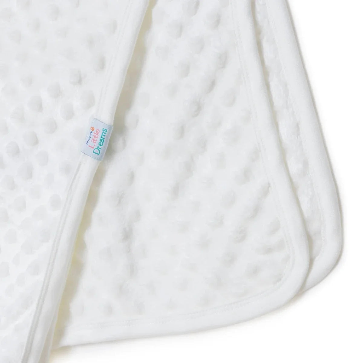 Little Dreams Unisex Plush Blankets - Ecru