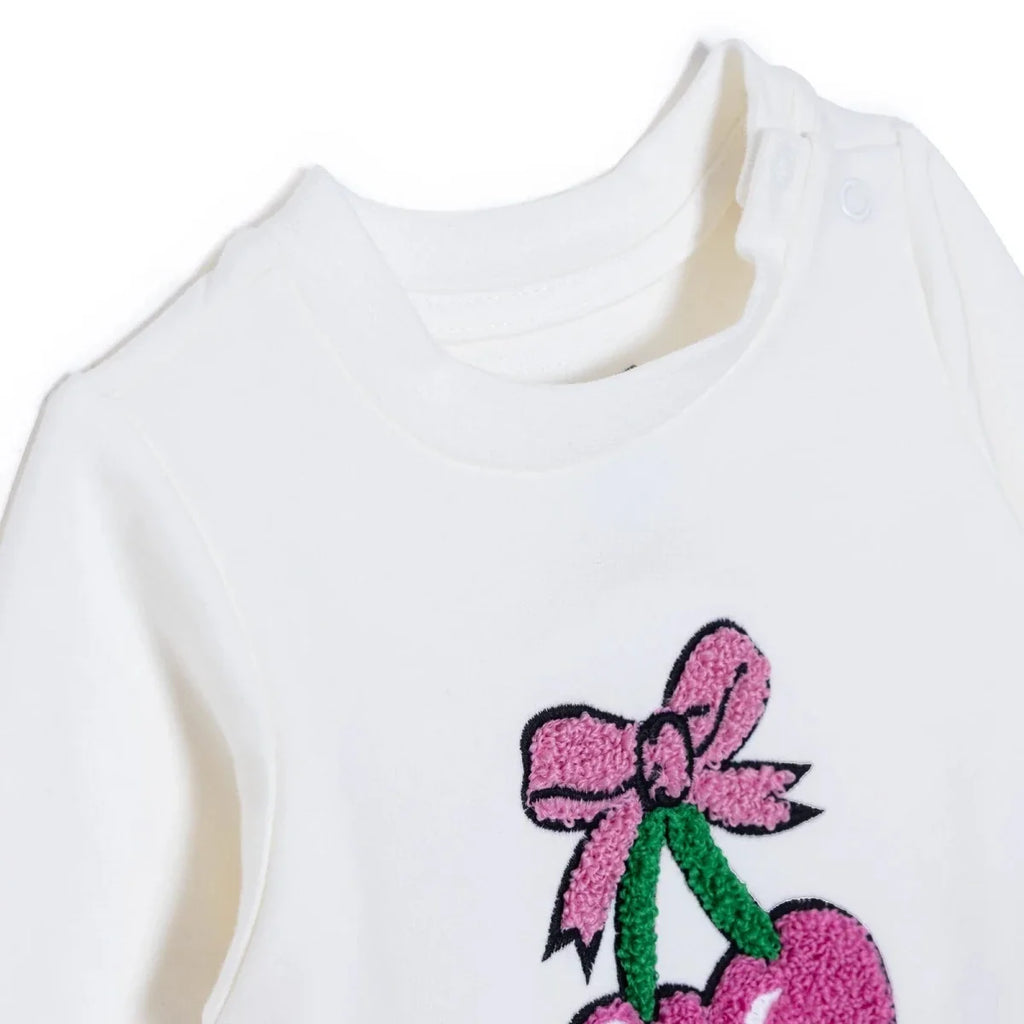 HelloBaby Girls Sweatshirt-Bottom Fruits - Pink