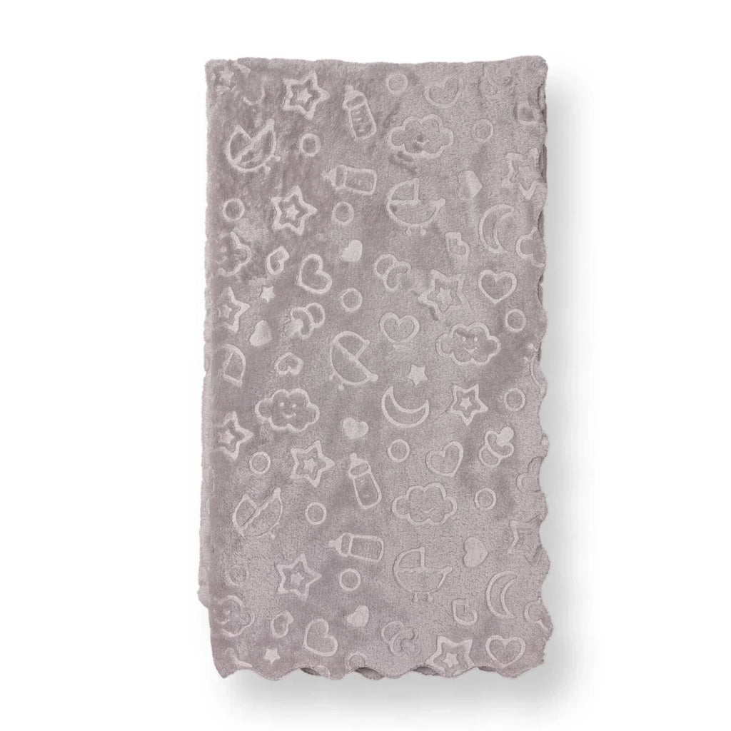 Little Dreams Unisex Plush Blankets - Grey