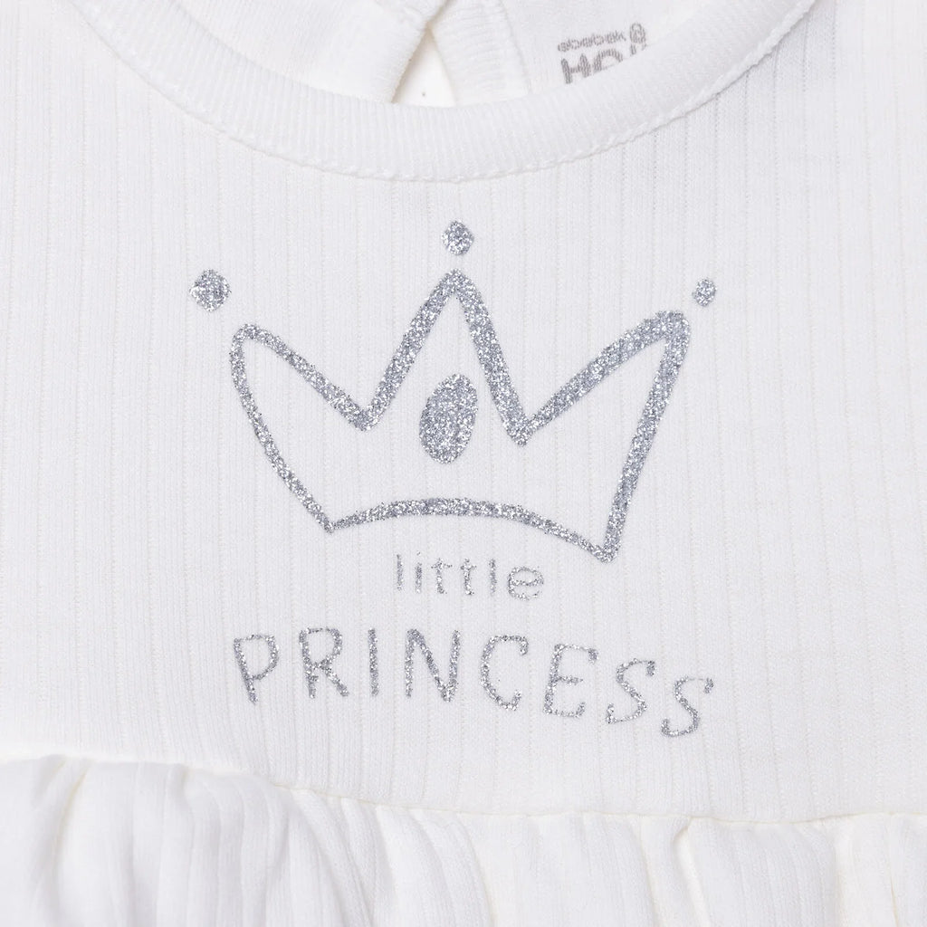 HelloBaby Newborn Dress - Ecru