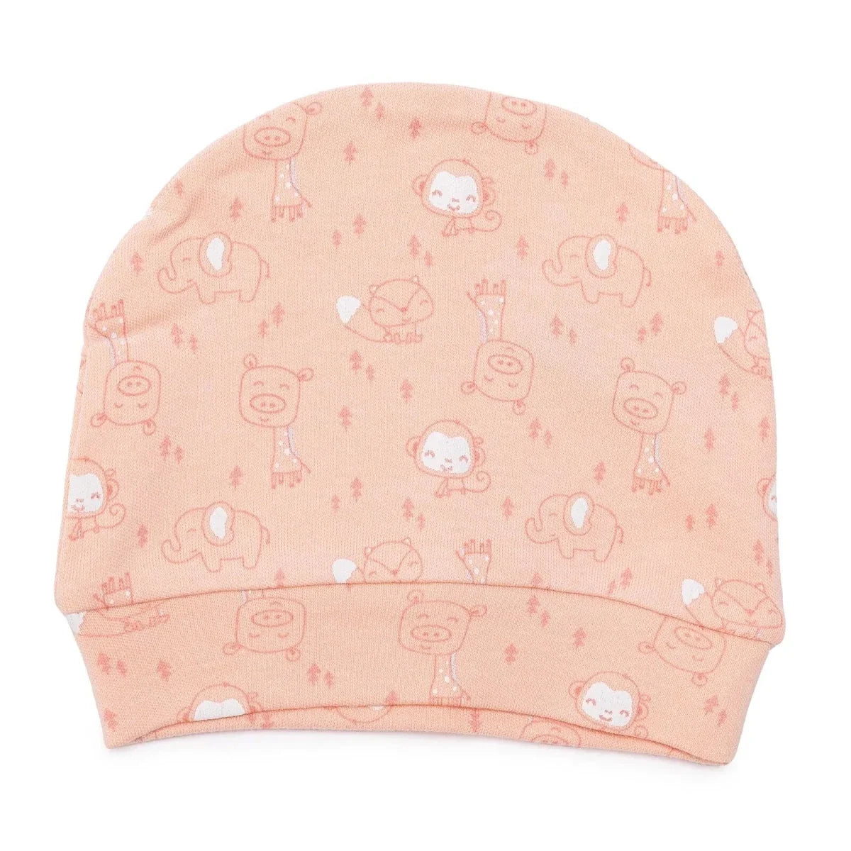 Bebbek Girls Vest Hat & Footed Bottom Set V-Neck - Vermilion