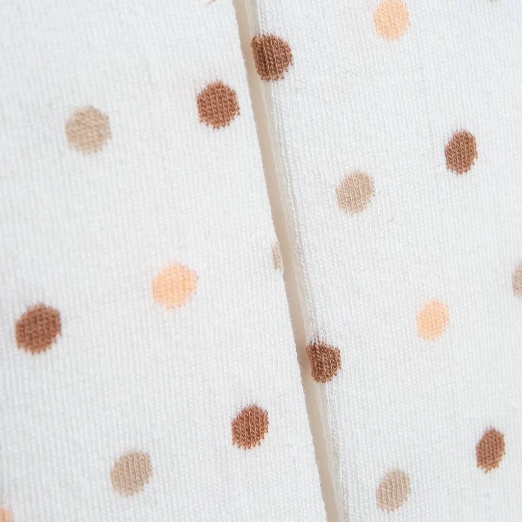 HelloBaby Girls Tights Polka Dot Print - Beige