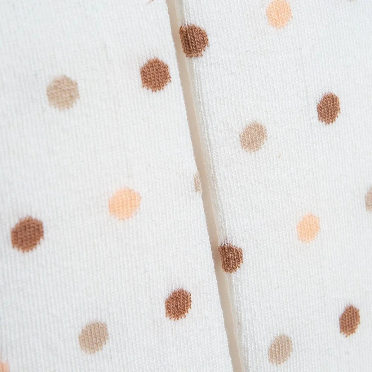 HelloBaby Girls Tights Polka Dot Print - Beige