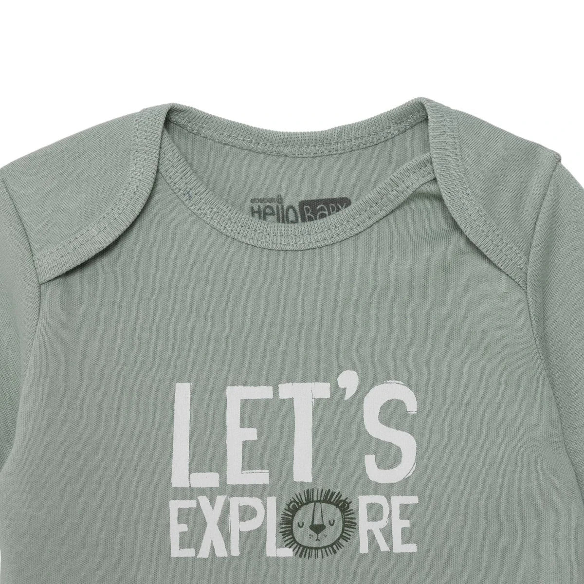 HelloBaby Boys Body-Footed Bottom-Hat Animal - Green