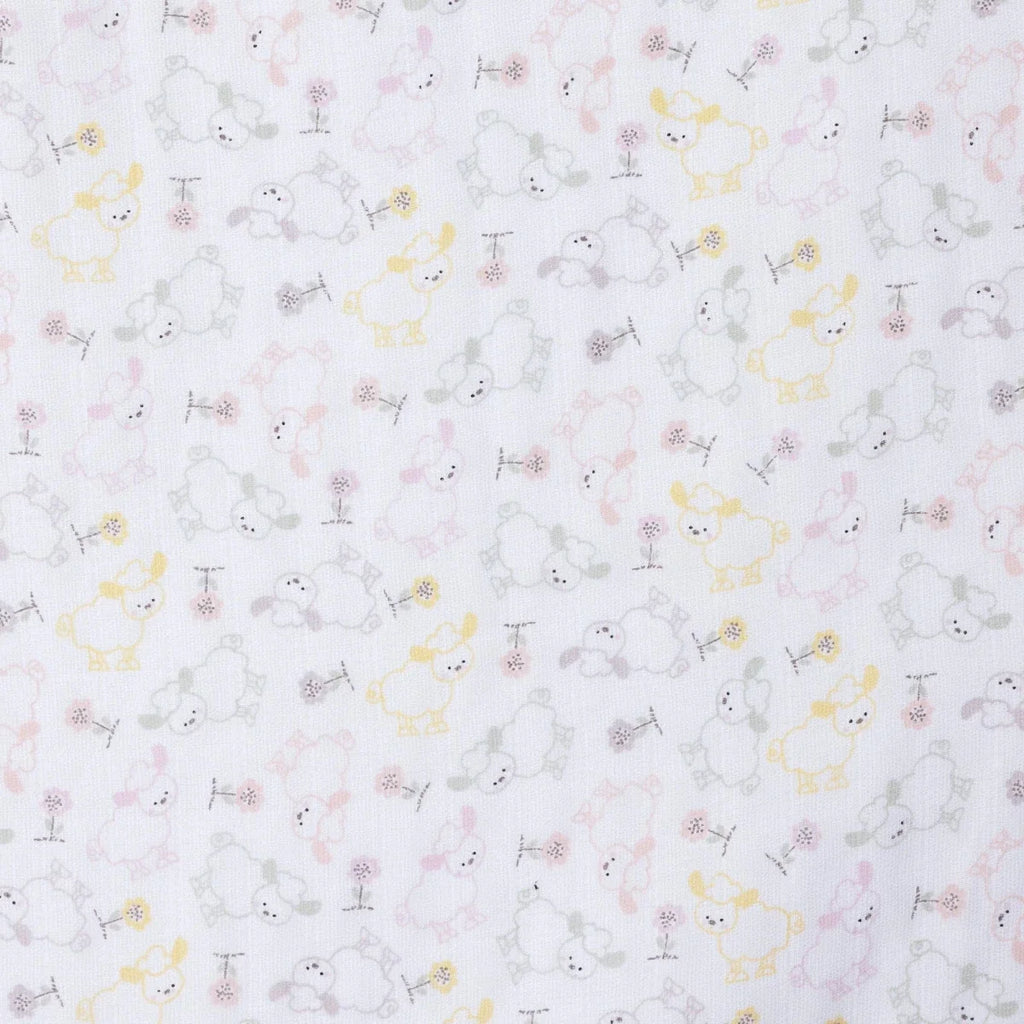 Little Dreams Muslin Blanket Girls - Printed