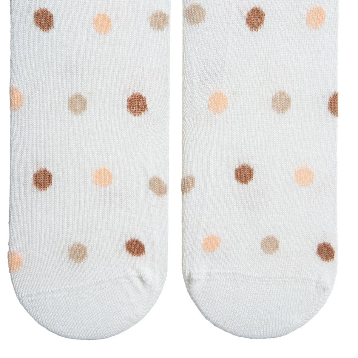 HelloBaby Girls Tights Polka Dot Print - Beige