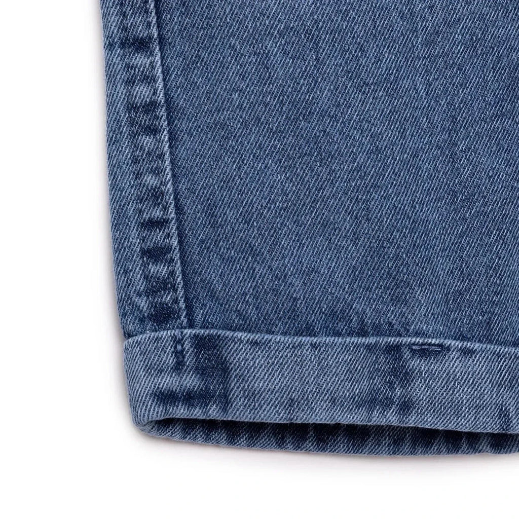 HelloBaby Boys Denim Shorts Lace-up Little Sailor Above the Knee - Blue